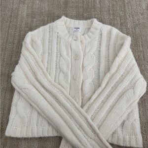 Cotton On White Button Up Cardigan